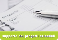 Supporto dei progetti aziendali
